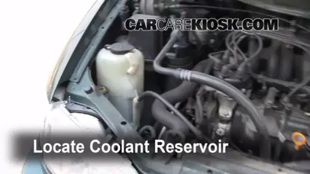 1999 Nissan Quest GXE 3.3L V6 Refrigerante (anticongelante) Agregar refrigerante
